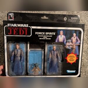 Hasbro Star Wars Force Spirits Action Figures - Blue and Gray